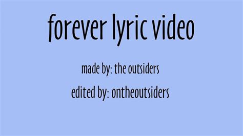 forever lyric